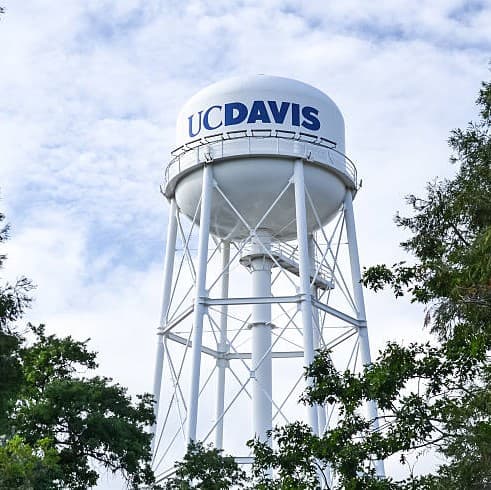 UC Davis campus representing economics background